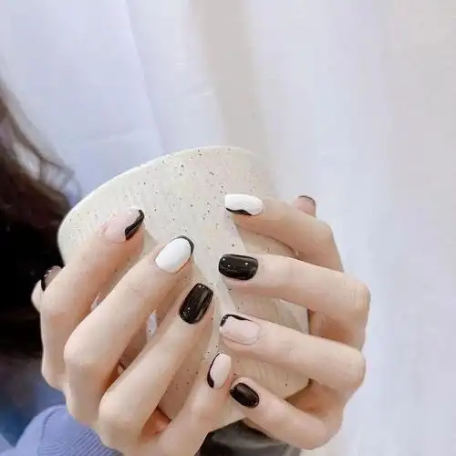 指甲简单夏天怎么做好看(短款指甲美甲图案夏)-第6张图片