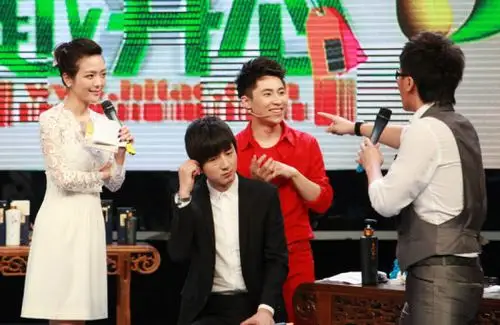 "美妆王子"马锐 湖南卫视揭开"发之谜"(图)