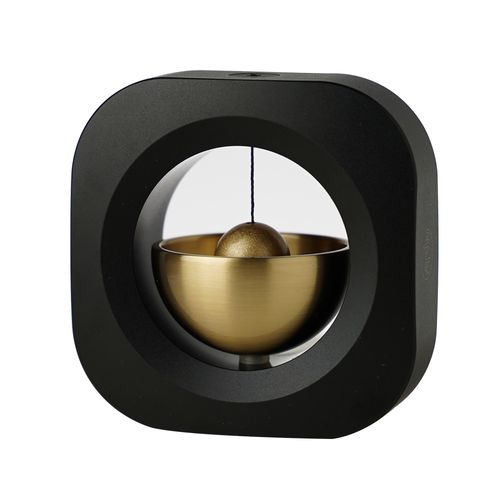 爆多巴胺车载铃铛黄铜金属现代摆件时尚简约科技感创意装饰新车品