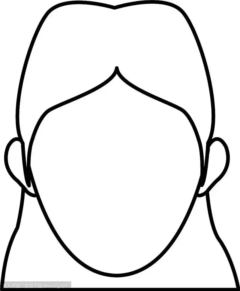 人物女性头像轮廓