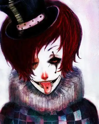 求一张一直在笑的小丑图片,一直在笑的,总是要看着很伤感的笑容