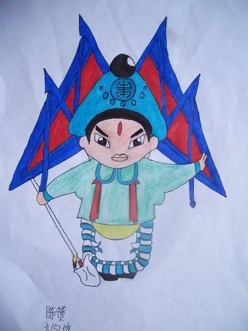 六年级优秀作业--戏曲人物