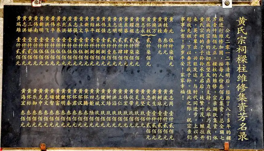 重修碑记～2012年