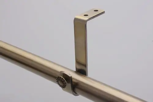 窗帘杆支架罗马杆顶装支架铁艺单双顶码天花板墙顶安装码