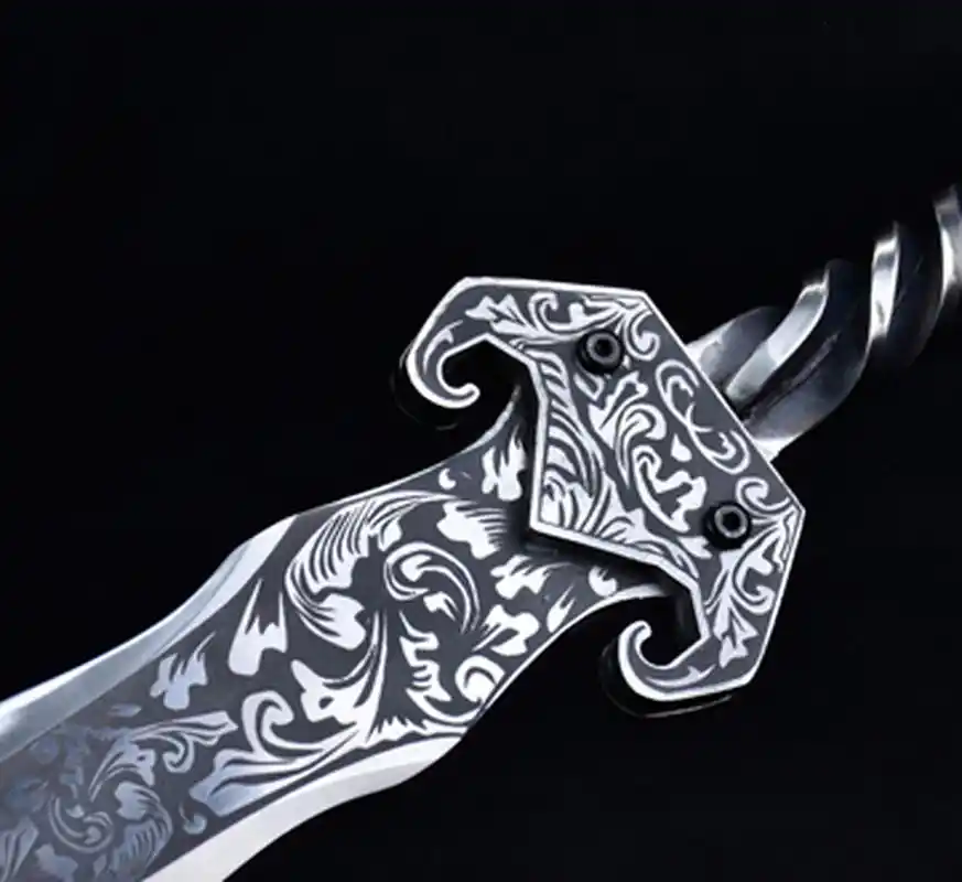 收藏# #冷兵器# 幽冥剑 全长72.5cm,刃长50cm,柄长20cm,重约1.