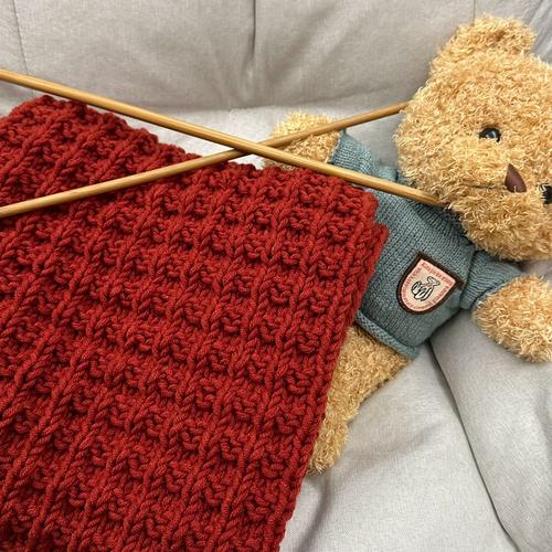 手工编织diy8股情人棉毛线自制围巾十字花围脖材料包送男女朋友