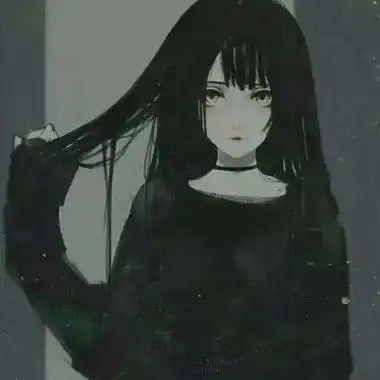 暗黑系二次元女生头像