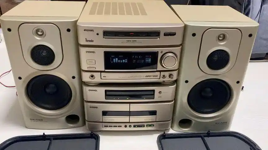 限量版金版爱华组合音响 完好如初 收藏首选