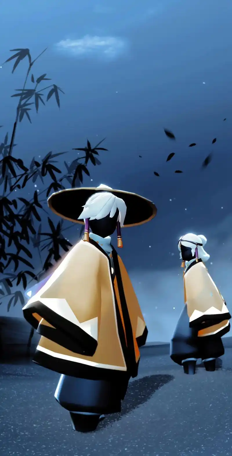 无关风月 我题序等你回.#sky光遇 #古风#箬笠 #公主 - 抖音