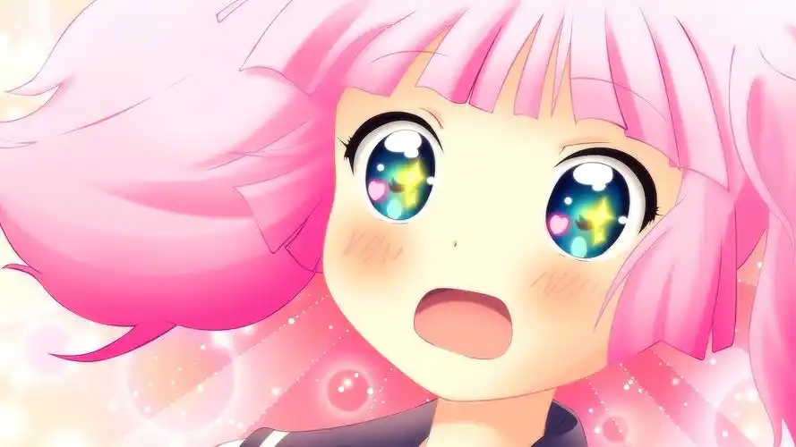 甜心动漫少女电脑桌面壁纸