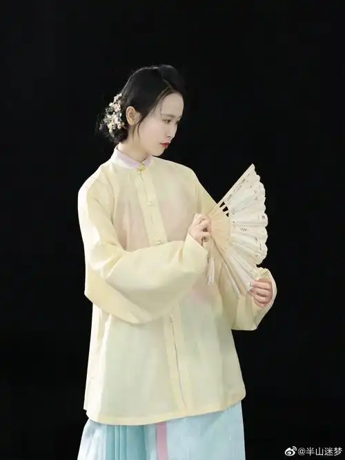 【半山迷梦】明制·流素系列·立领对襟弓袋袖短衫