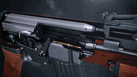 扣动ak47枪支扳机的那一刹那到底会发生什么