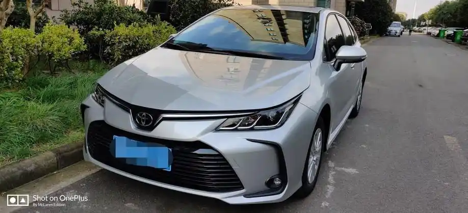 卡罗拉提车作业分享我新提的卡罗拉银色外观图