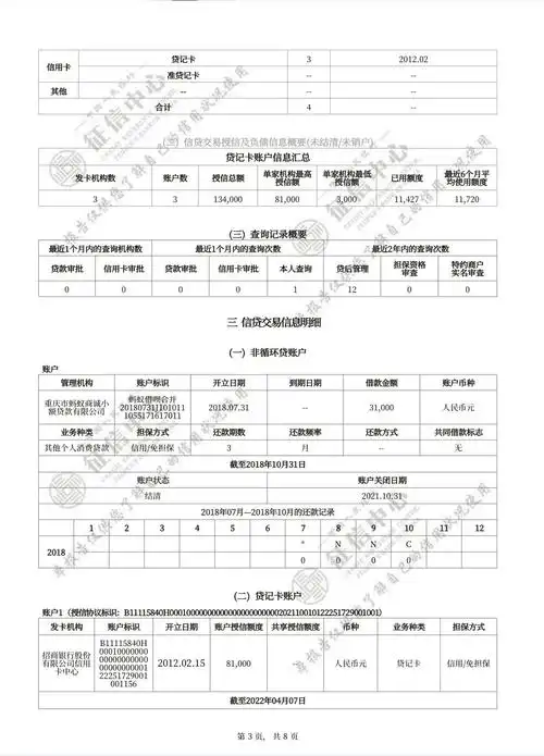 征信报告专业无痕修改--【纸质版】【电子版】--真伪辨别