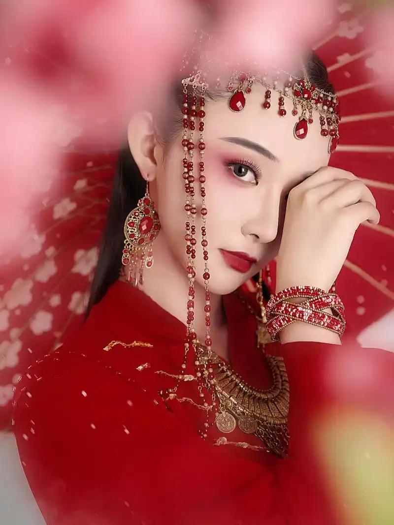 盘子女人坊古装摄影|异域风情主题《金缕绡香》