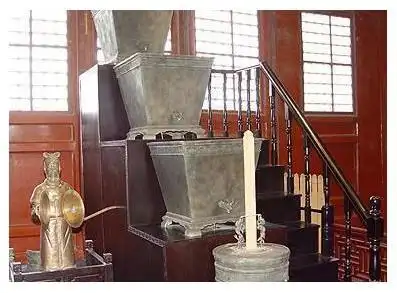 古代计时器漏壶简笔画