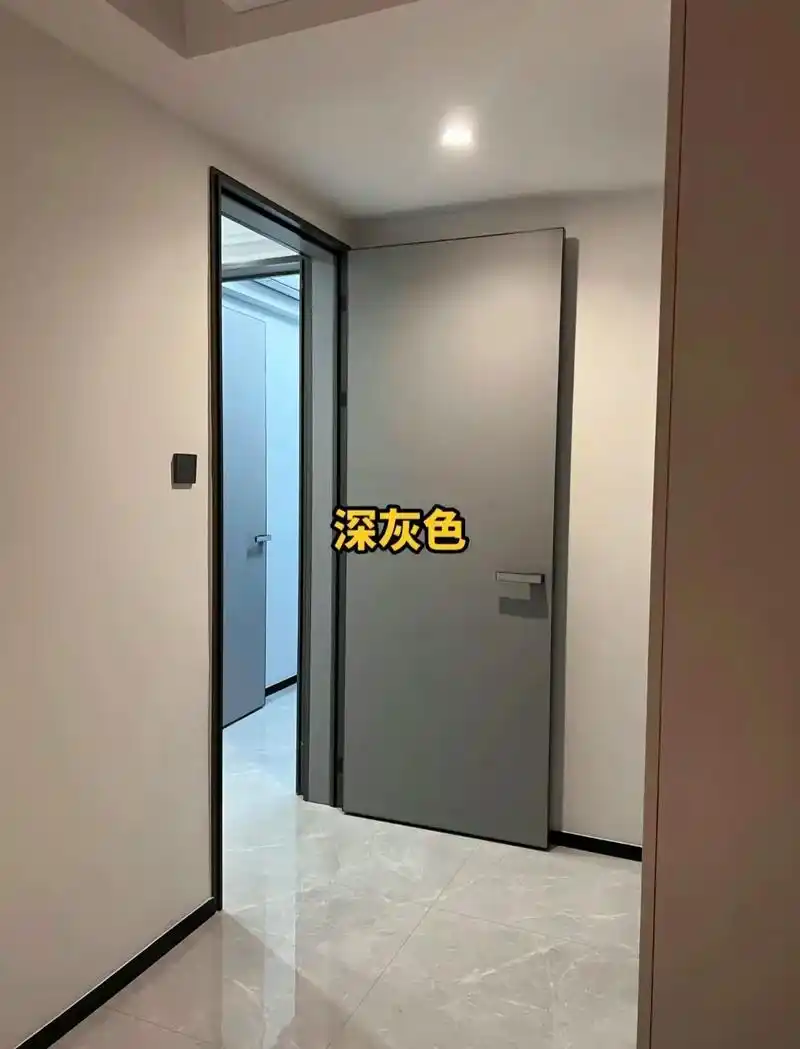 今年最流行的木门颜色搭配#现代风格木门效果图  #室内套装门 - 抖音