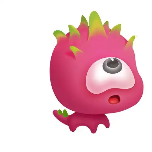 第三天,萌哒哒的火龙果小怪兽.