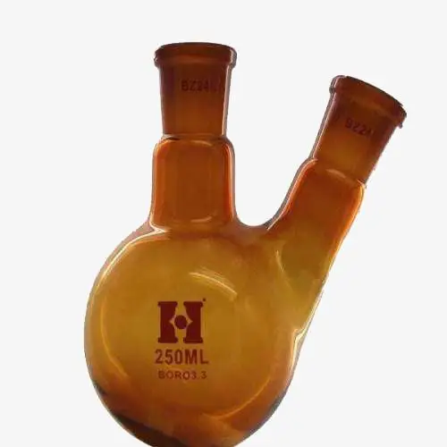 褐色两颈圆底烧瓶