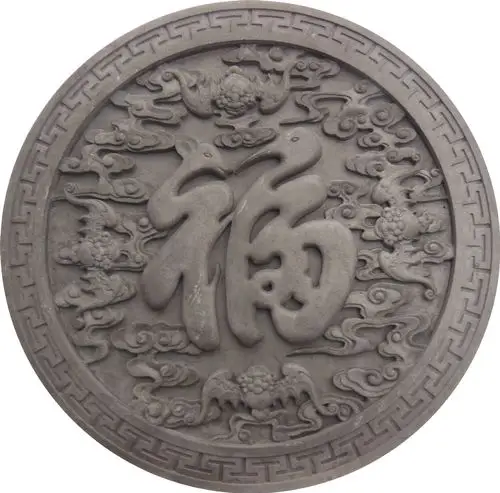 港华砖雕 新品厂价直销 鹤鹿同福 仿古建筑影壁照壁吉祥图案定制-景观