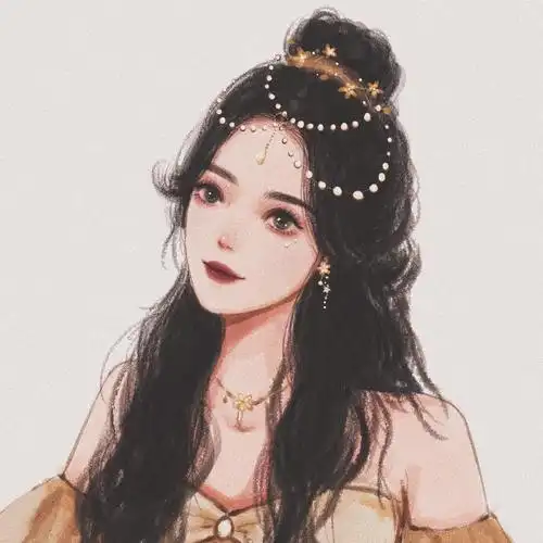 迪士尼公主精致嫁衣头像