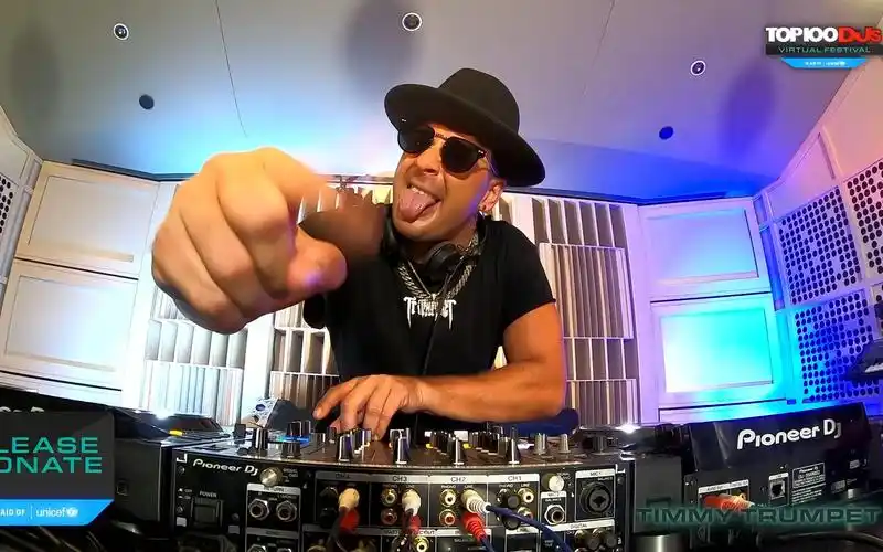 timmy trumpet 小号djmag百大投票打碟现场