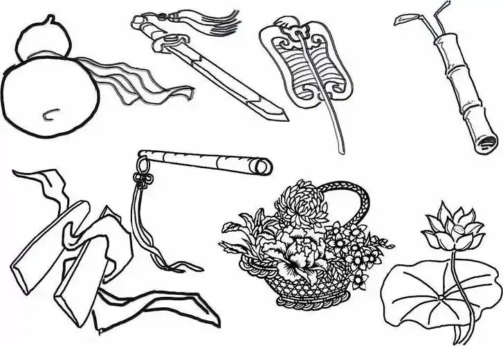 暗八仙,佛八宝 | 再现中国器物中的精神与崇尚