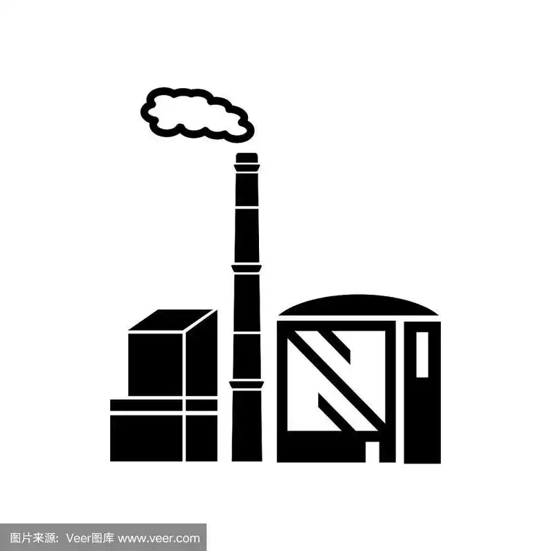 烟囱和化工厂标志建筑