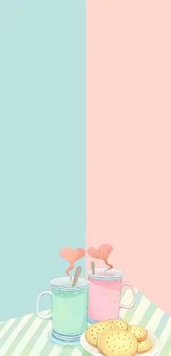 求一个分屏的聊天背景