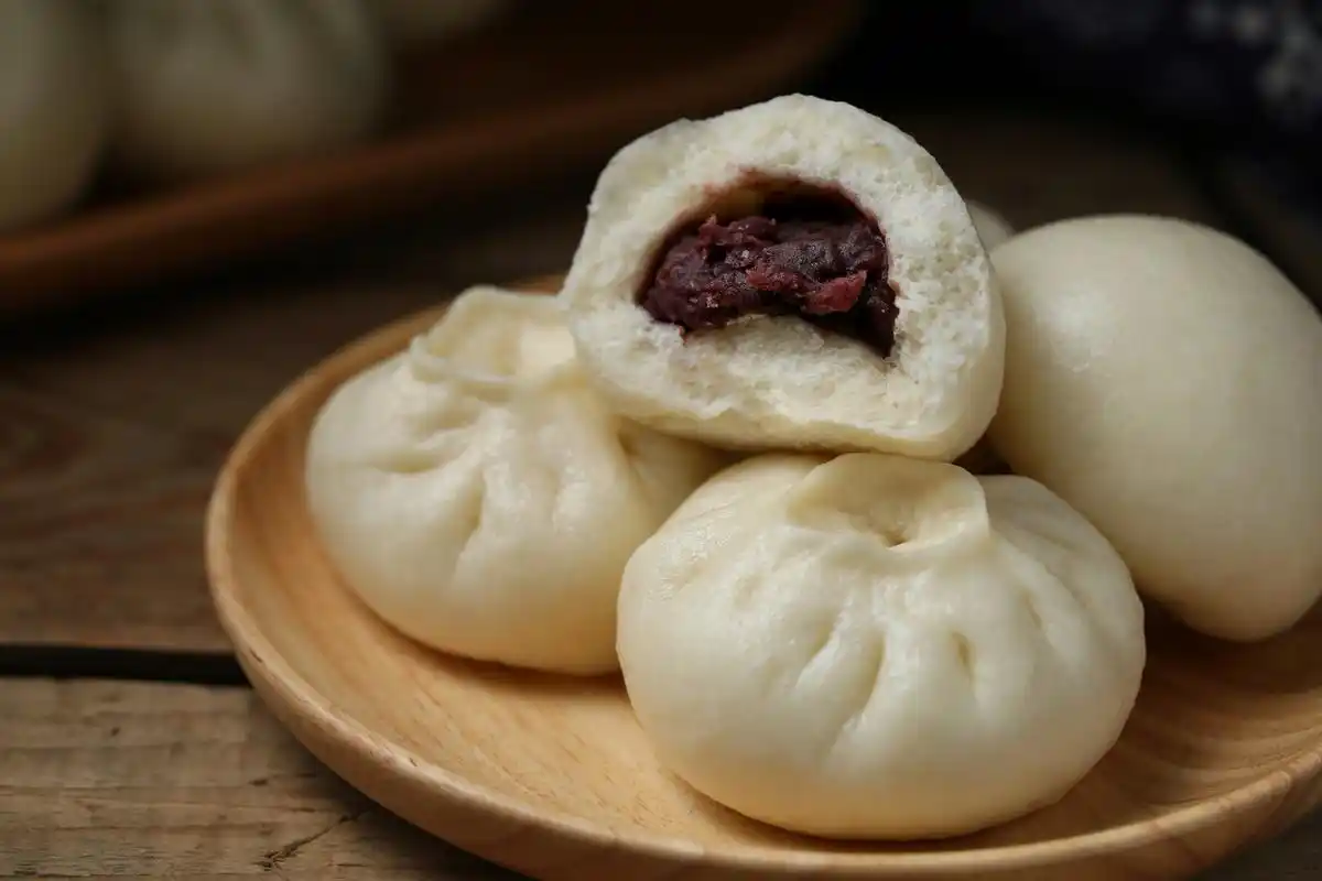 我做的豆沙包暄软香甜孩子点名要它当早餐吃好了才能学习好