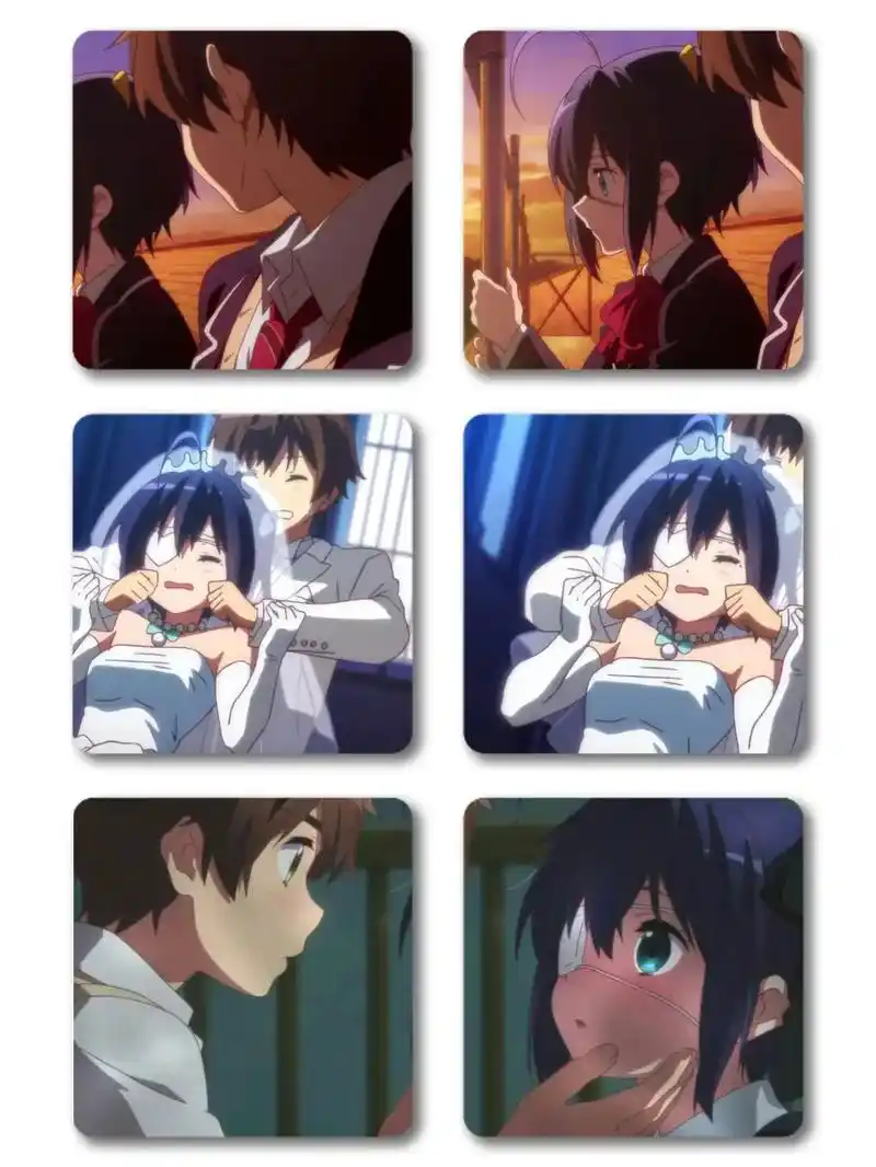 小鸟游六花情侣头像戴眼镜 - 抖音