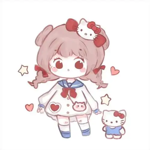 三丽鸥q版多人闺蜜头像