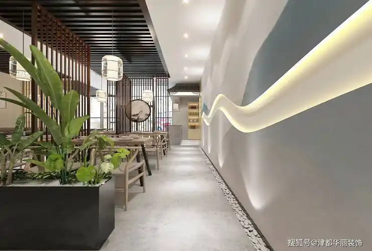银川装修公司津都华丽银川迎吉川菜馆装修设计方案鉴赏