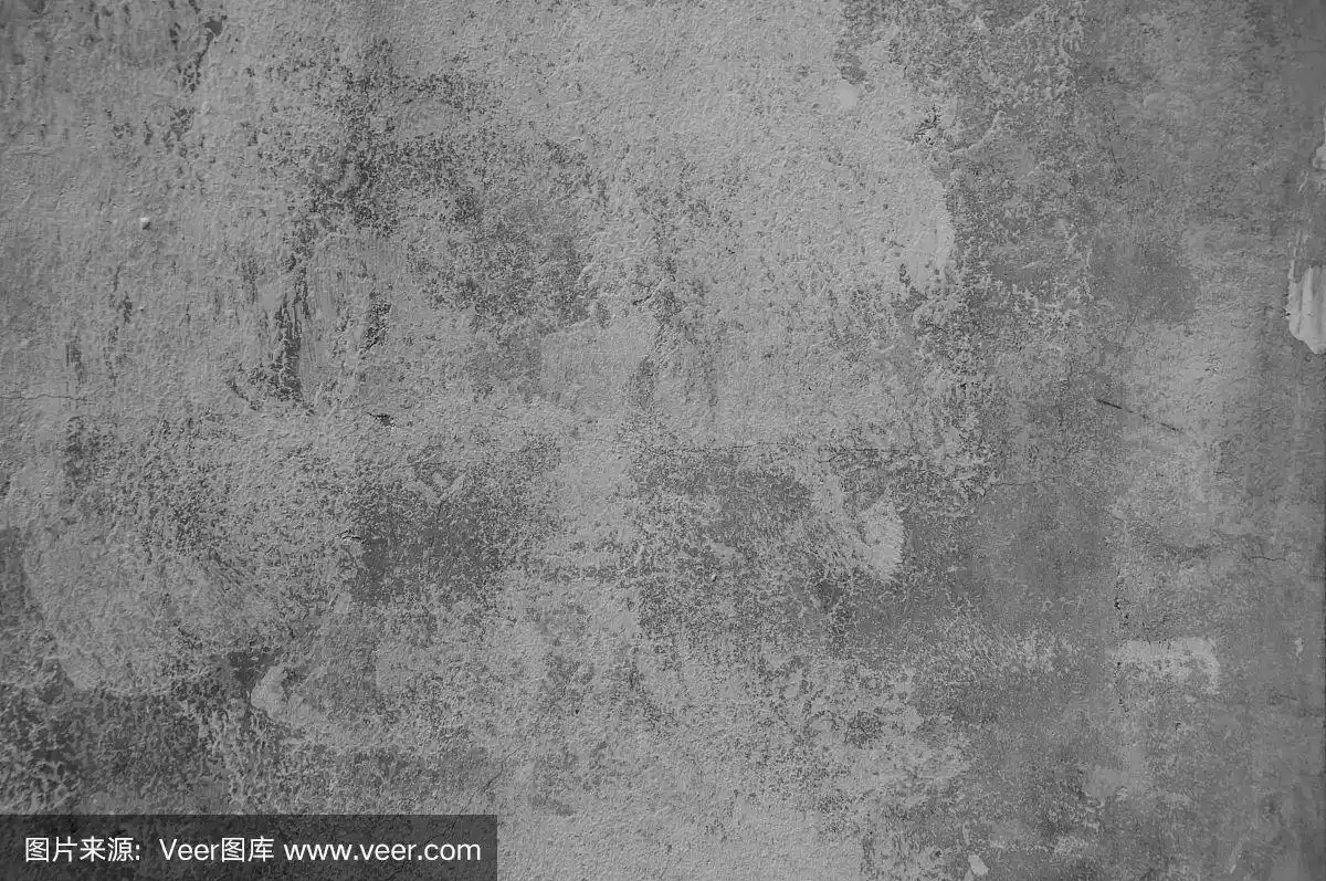 水泥背景与灰色的纹理墙