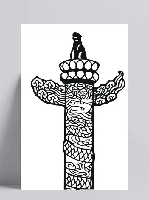 天安城门华表图片简笔画天安城门华表图片简笔画法