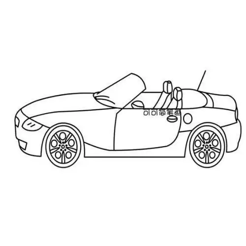 雪佛兰大黄蜂简笔画 简笔画图片大全-普车都