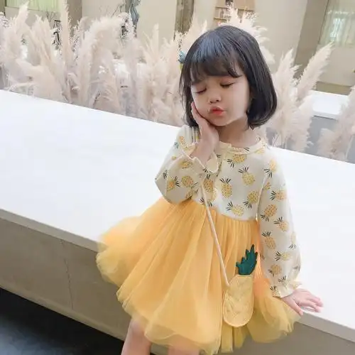 特价女童连衣裙秋冬_宝宝春秋装可爱连衣裙2020新款洋气女童韩版时髦