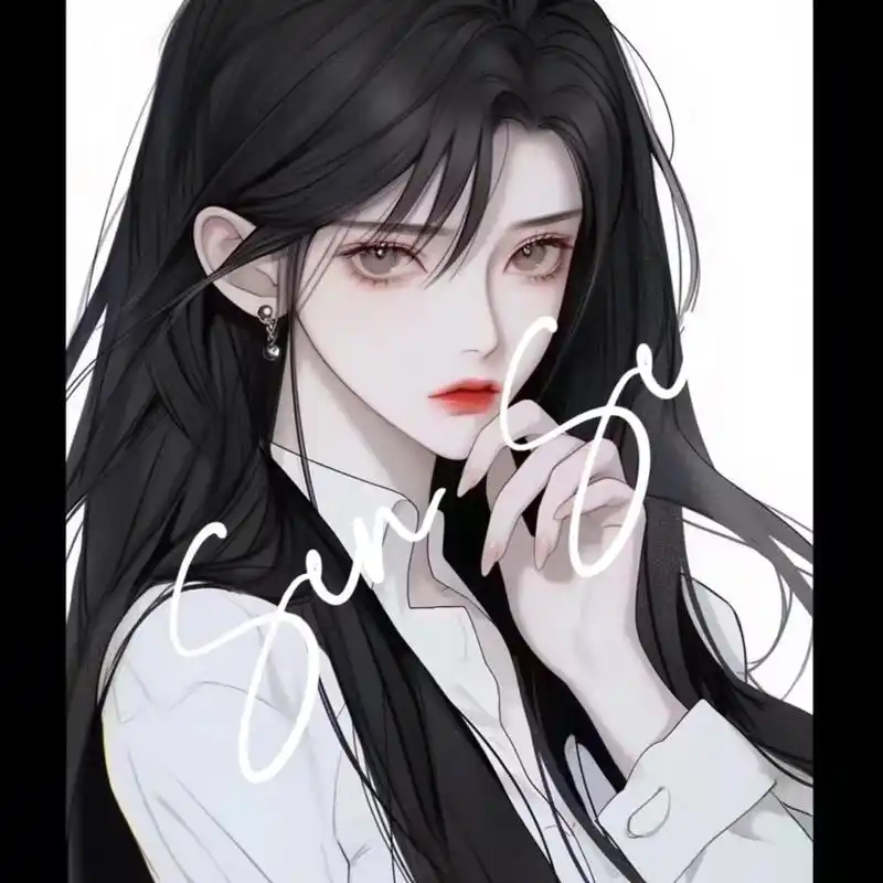 女生头像|高冷黑长直御姐头像