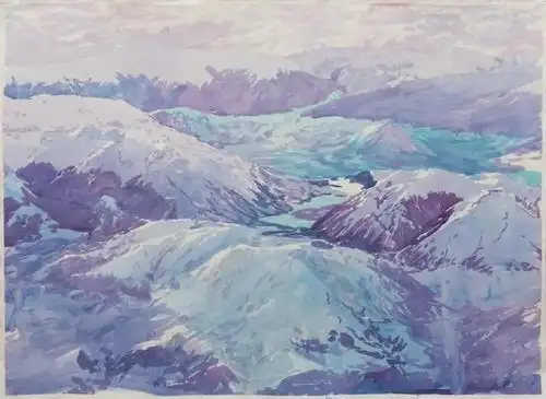 大地水彩画作欣赏——浩瀚的天空水彩画作欣赏——浩瀚的天空水彩画作