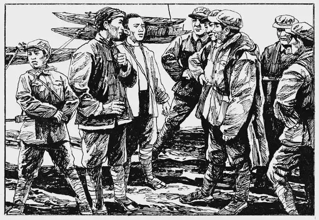 国庆特辑 | 经典小人书《渡江英雄马毛姐》