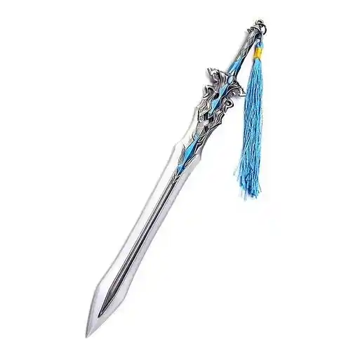 金属动漫周边产品定制斗罗大陆尘心七杀剑手办模型玩具合金手板定制