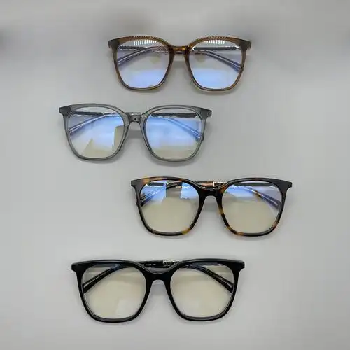 小香网红书黑框眼镜羊皮链条女款配近视镜架ch防蓝光奶奶圆脸3435