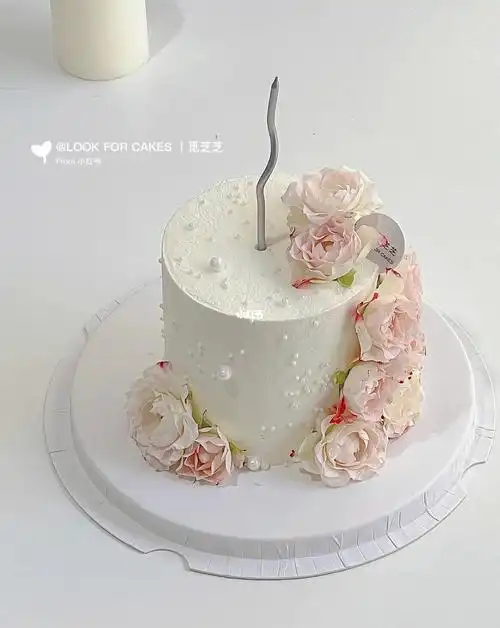 简约高级鲜花蛋糕苏州