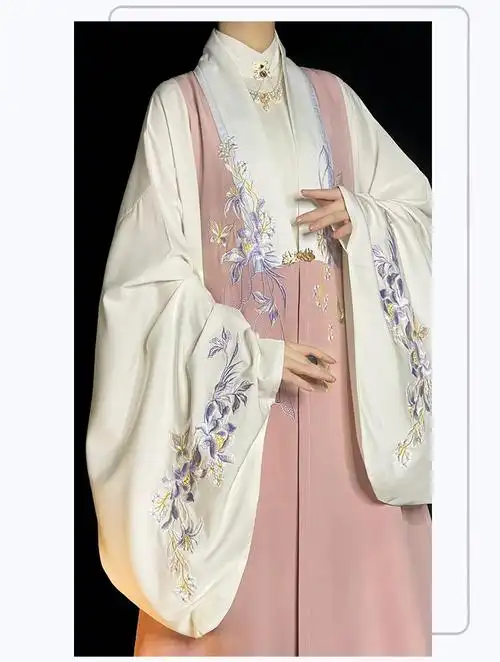 丽趣诗 明制立领长衫比甲汉服女马面显高显瘦秋冬款 黑色单比甲 s