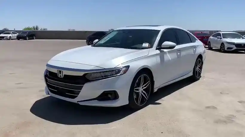 新车展示实拍2021款本田雅阁20t颜值不输奥迪a6太帅了