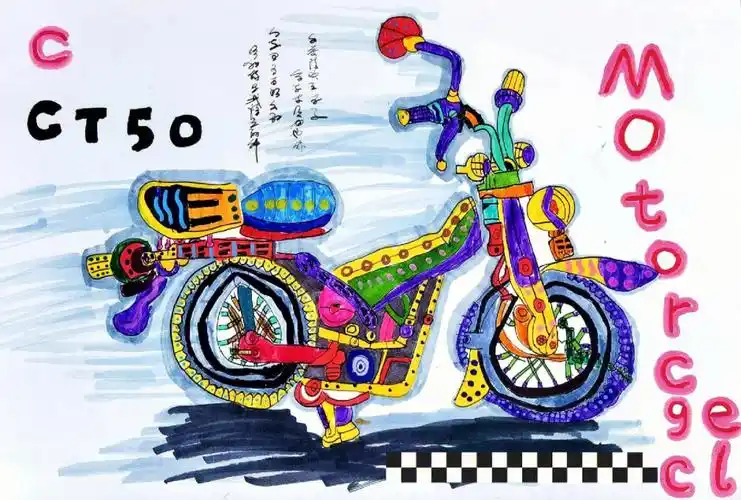 小朋友的能力超乎你的想象#儿童创意美术  #创意美术儿童画  #儿童