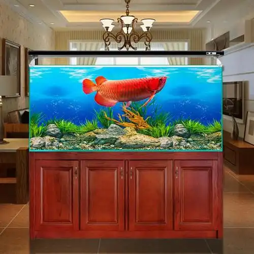 水族箱背景贴纸鱼缸壁纸鱼缸背景纸3d立体高清背景纸鱼缸造景装饰