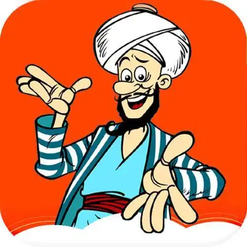 卡通阿凡提简笔画头像