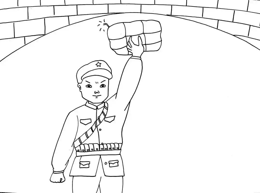 英雄人物主题画.红军不怕远征难 万水千山只等闲 红色研学之英 - 抖音