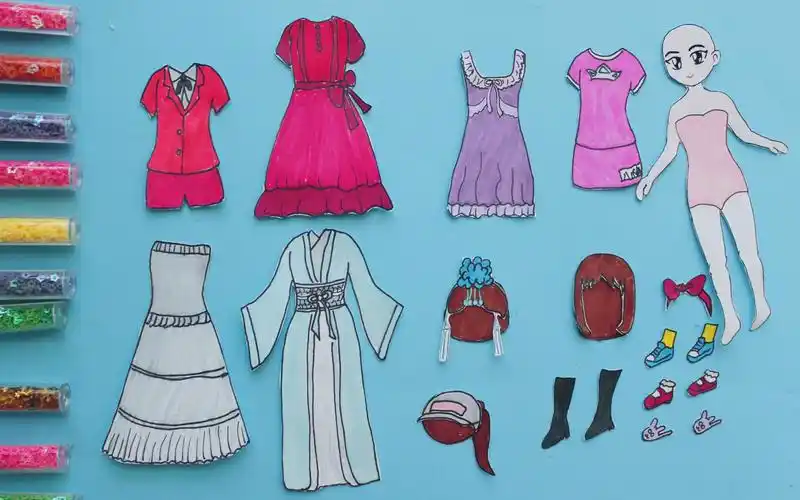 纸娃娃换装游戏:给《叶罗丽精灵梦》陈思思做6套服装,超漂亮